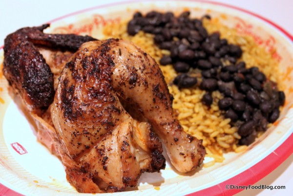 Roasted Chicken with Black Beans and Rice