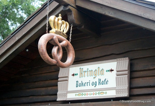 Kringla Bakeri og Kafe sign