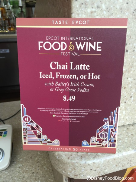 Showcase Coffee Cart Drinks