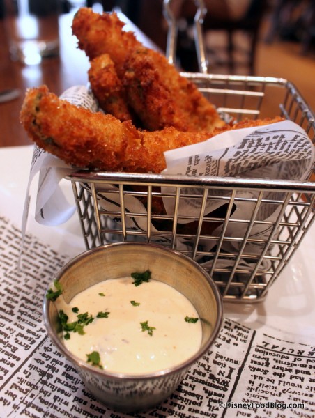 Fried Pickles and Dipping Sauce