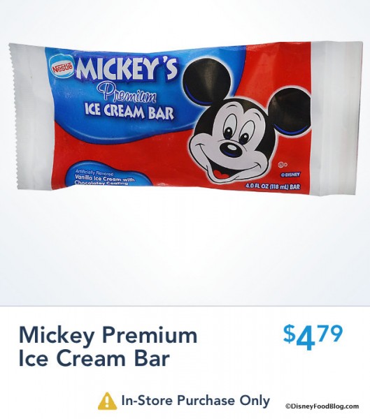 Shop Disney Parks app screenshot -- Mickey Premium Ice Cream Bar