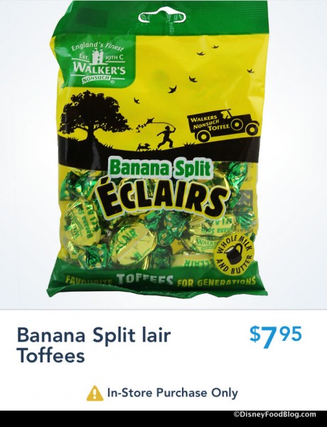Shop Disney Parks app screenshot -- Banana Split lair Toffees