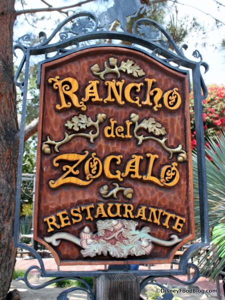 Rancho del Zocalo Sign