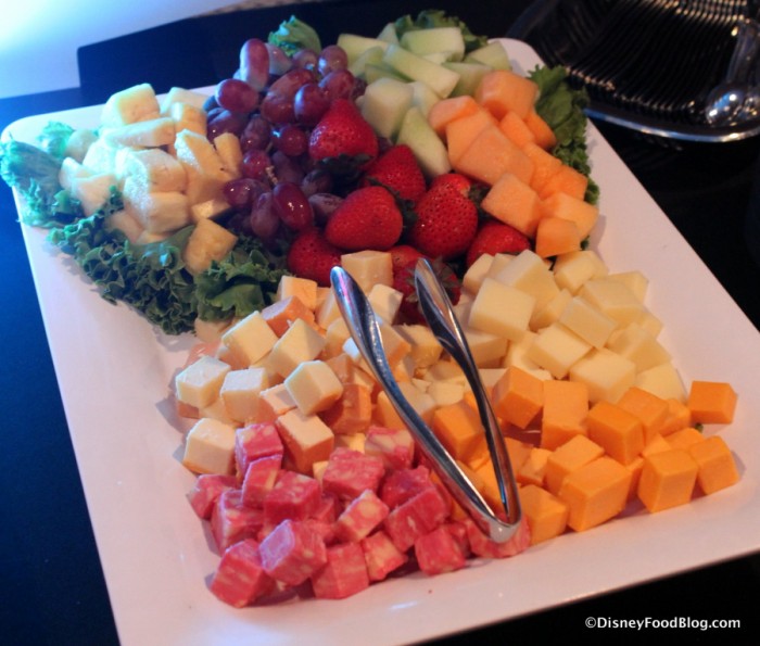 Fruit and Cheese Assortment -- Up Close