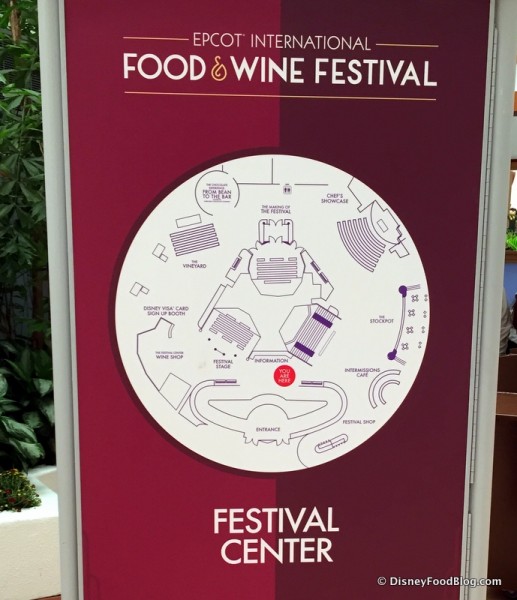 Festival Center Map
