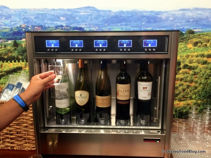Guest with the Wine Tasting Machines