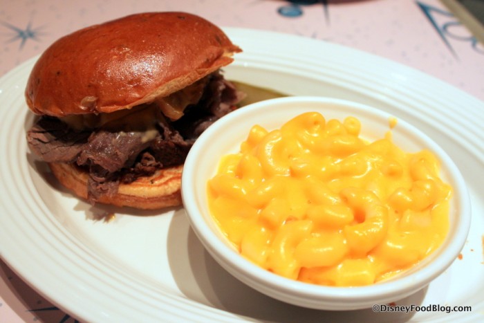 Roast Beef & Cheddar and Macaroni and Cheese