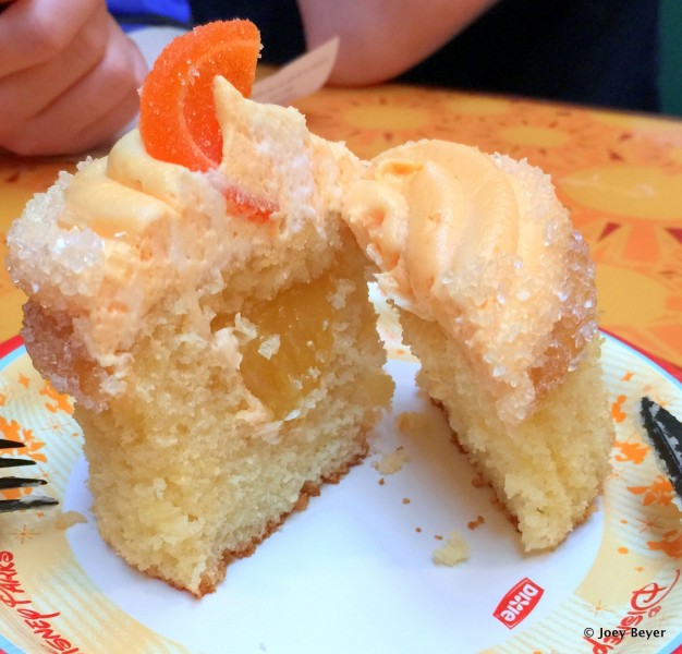 Orange Cupcake -- Cross Section