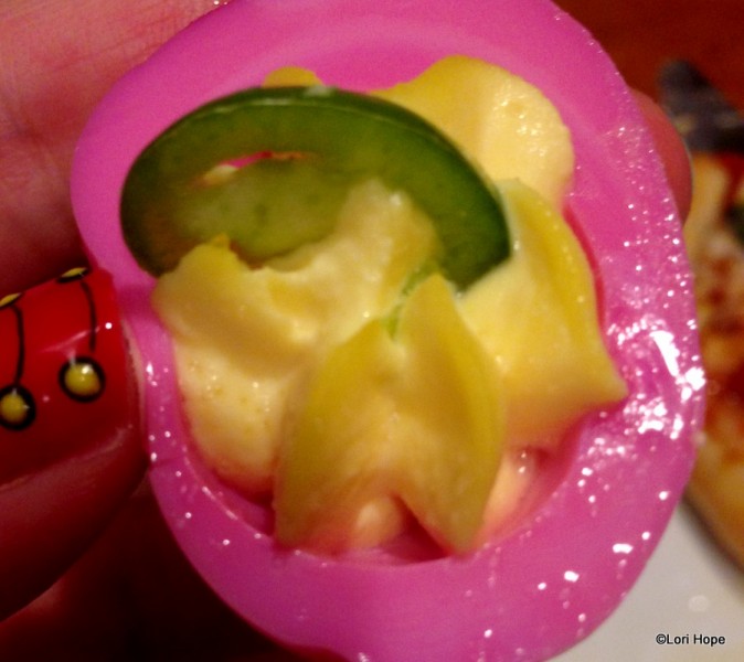 Pickled Deviled Egg
