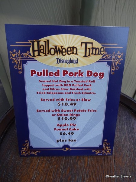 Pulled Pork Hot Dog Signage