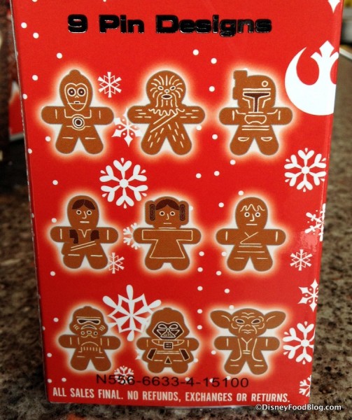 Nine Star Wars Gingerbread Pins