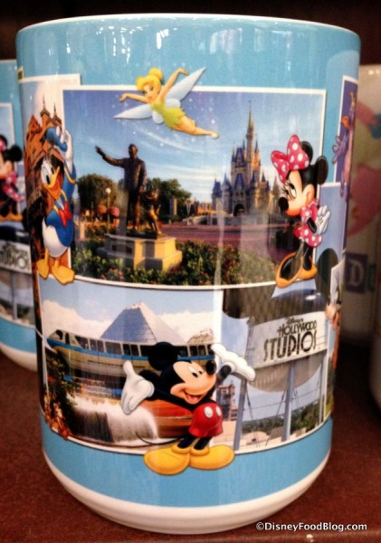 Attractions and Characters on Mug