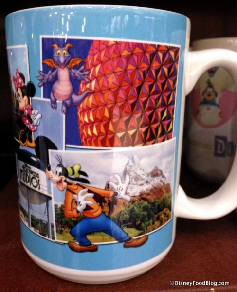 Attractions and Characters on Mug