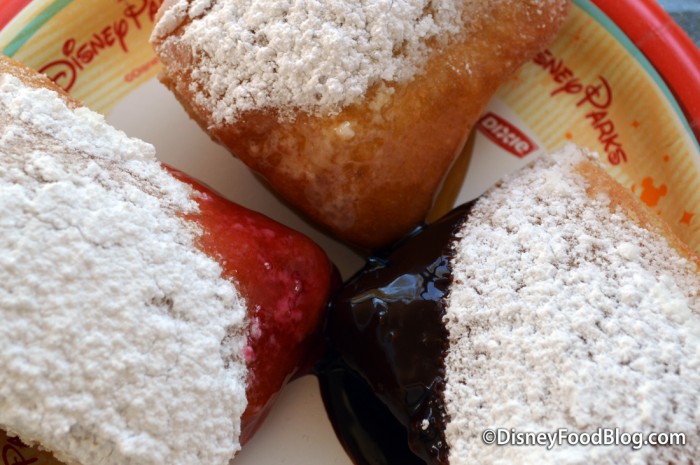 All 3 Beignets Dipped!