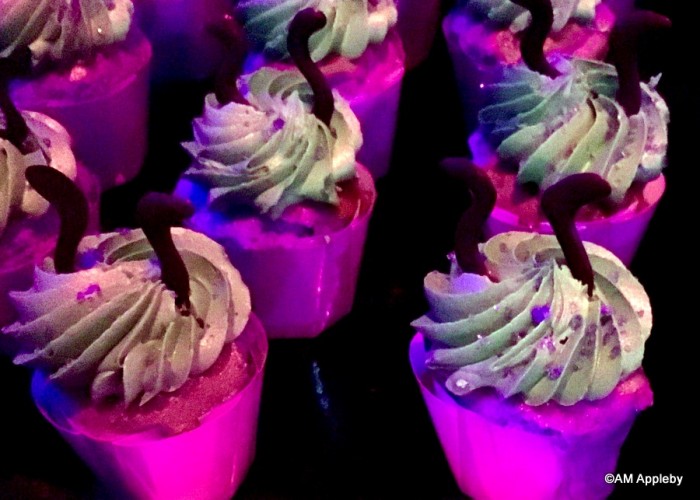 Maleficent’s Purple Angel Food Cupcake