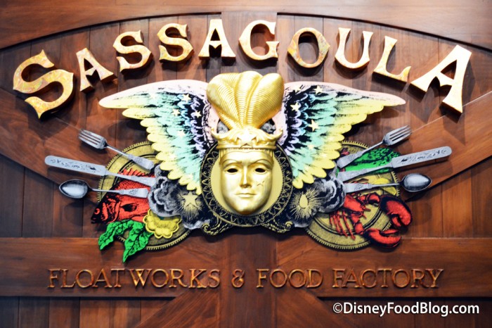 Sassagoula Floatworks and Food Factory Sign