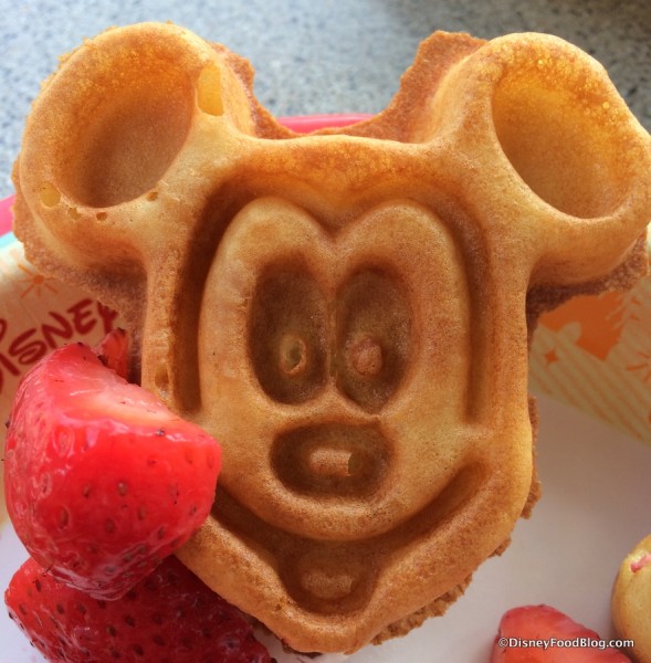 Enjoy a Mickey Waffle during your holiday!