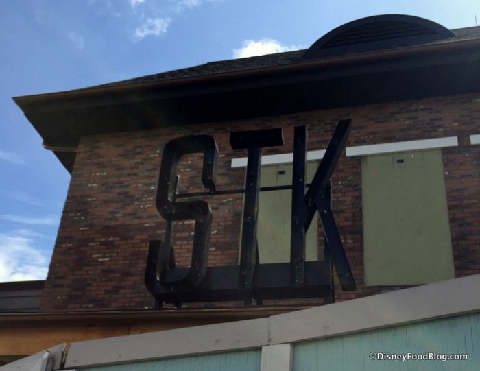 STK sign installed at location earlier this year