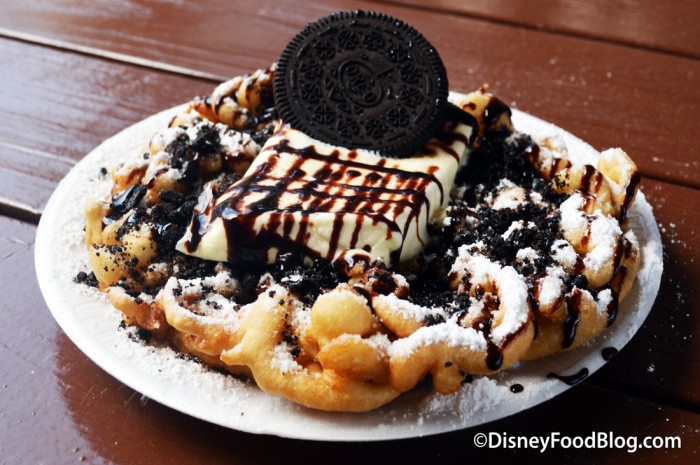 Cookies n' Cream Funnel Cake