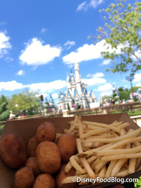 Corn Dog Nuggets and the Castle!