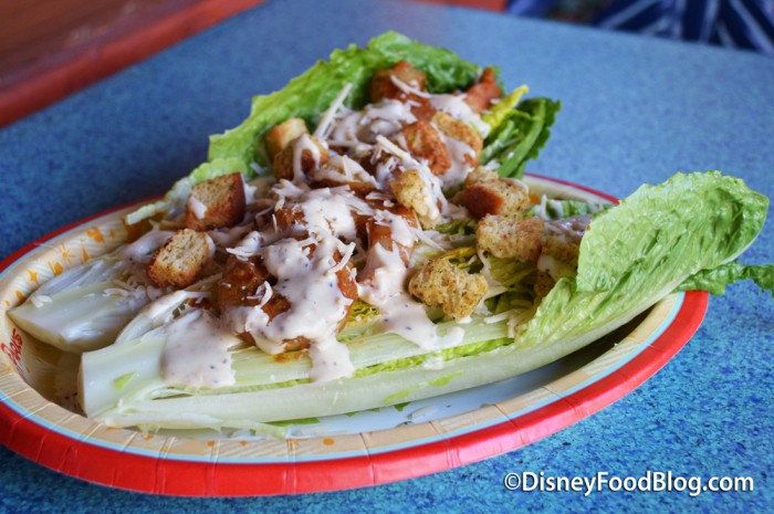 Heart of Romaine Salad with Shrimp