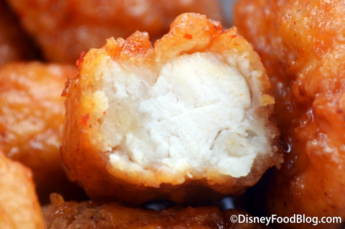 Sweet Chili-Glazed Chicken Beast Nugget Cross-Section