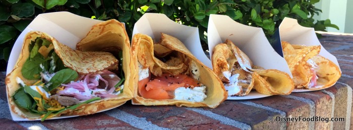 All Four Crepes in a Row