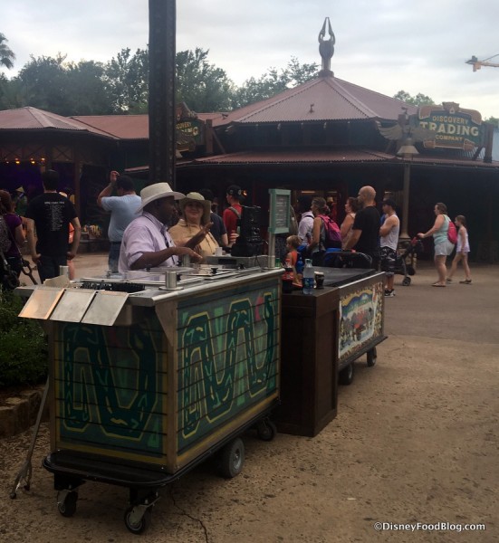 Evening Snack Cart in Discovery Island