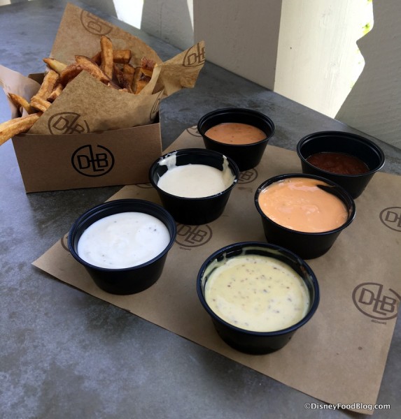 French Fries with Dipping Sauces
