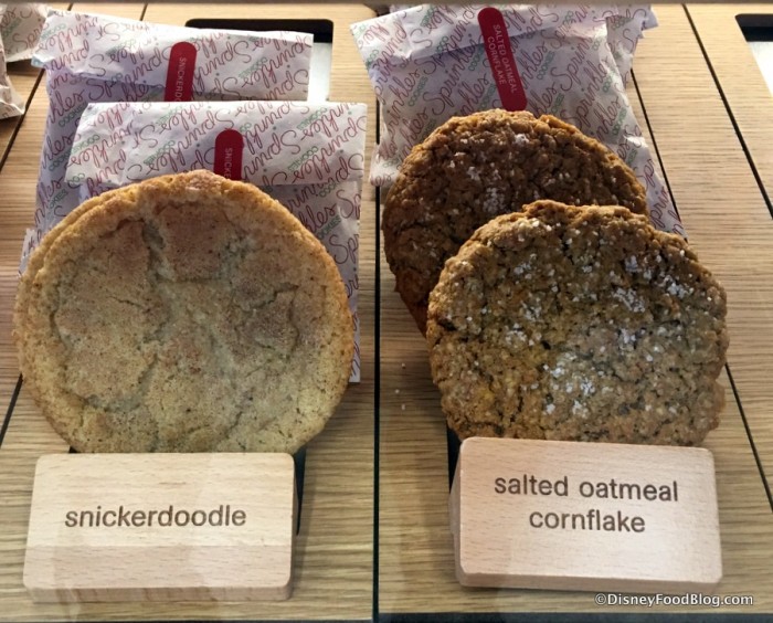 Snickerdoodle and Salted Oatmeal Cornflake Cookies
