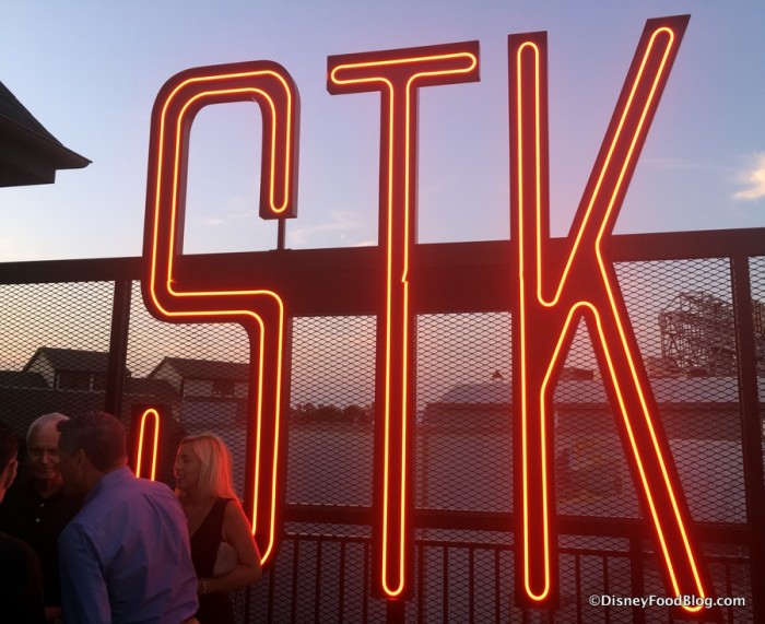 STK Orlando sign on Second Story Terrace