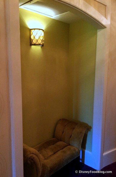 Seating Alcove Near the Restrooms
