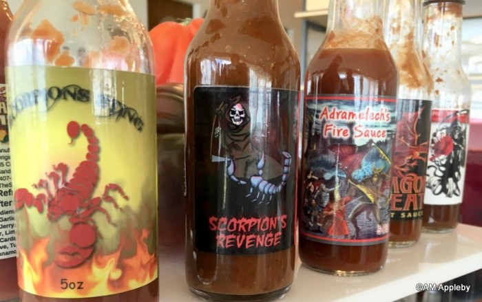 Scorpion Sting and other hot sauces