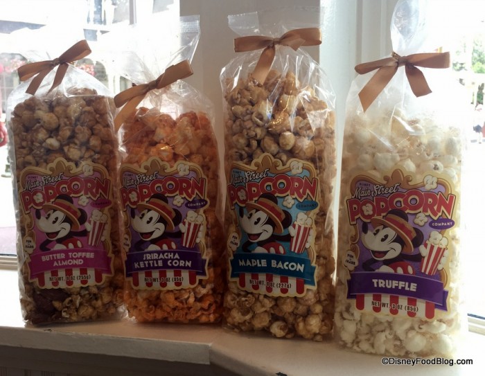 Main Street Popcorn Flavors