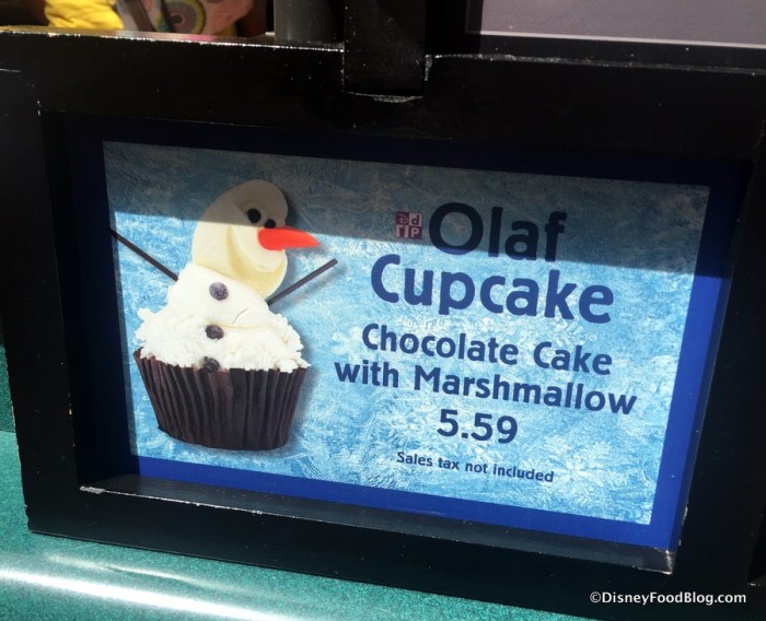 Updated Olaf Cupcake