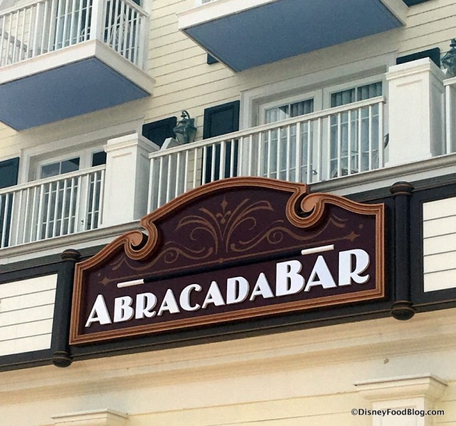 AbracadaBar Sign