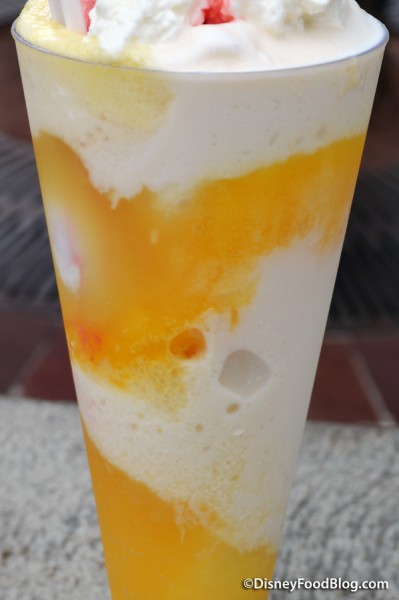 Layers in the Creamsicle Float