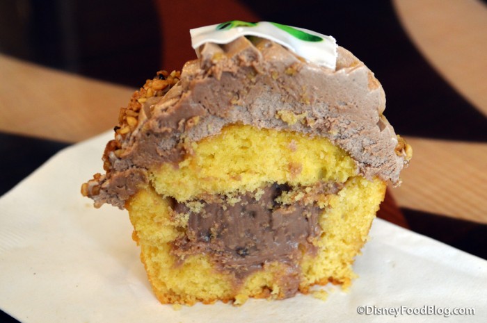 Cross-section of Turtle Cupcake