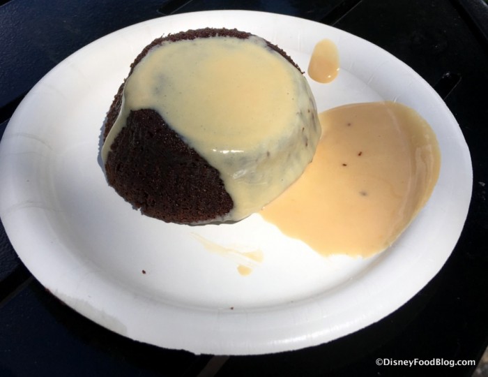 Warm Chocolate Pudding with Irish Cream Liqueur Custard