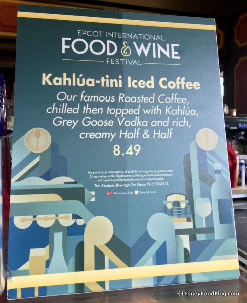 Kahlua-tini Iced Coffee