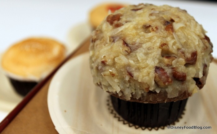 German Chocolate Cupcake