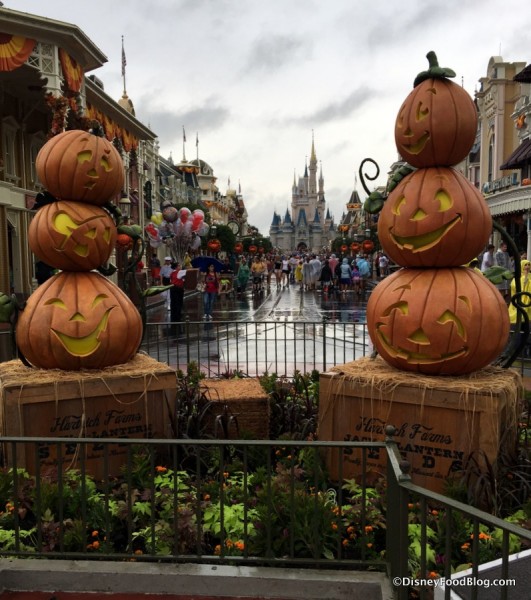 Halloween Decorations in Magic Kingdom