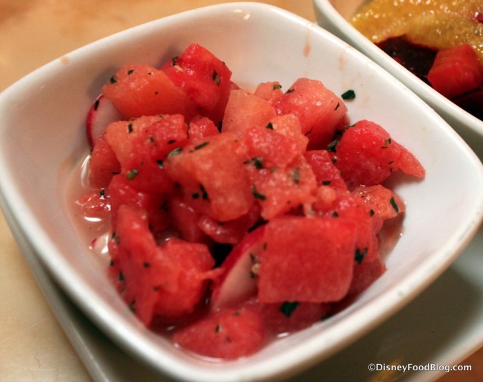 Watermelon and Radish Salad -- Up Close