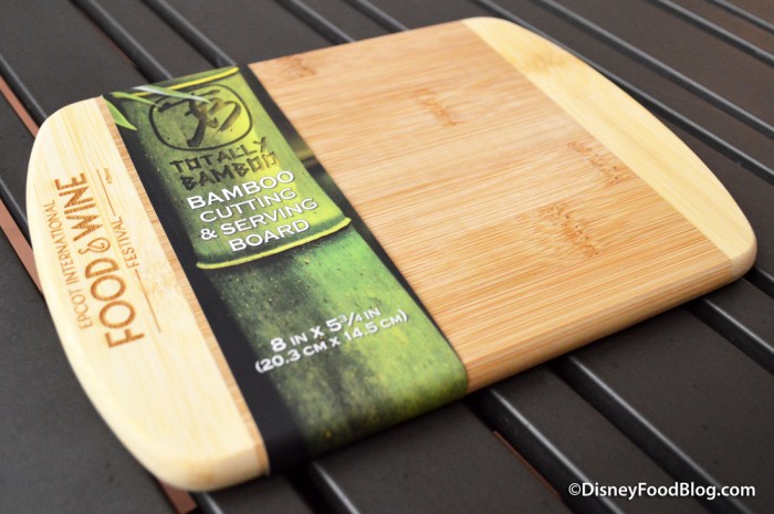 Food and Wine Bamboo Cutting and Serving Board