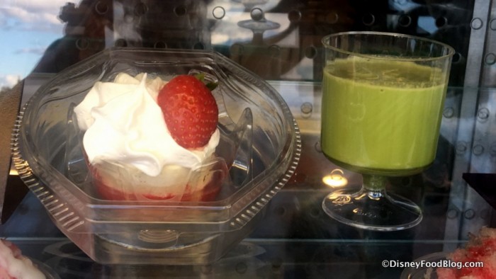 Strawberry Shortcake and Green Tea au Lait