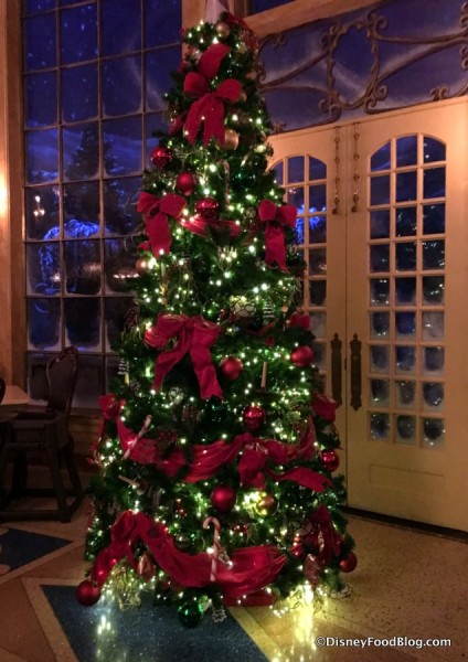 Be Our Guest Restaurant Christmas Tree