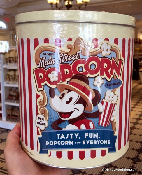 Main Street Popcorn Combo Tin