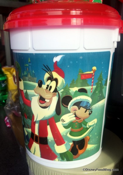 Holiday Refillable Popcorn Bucket