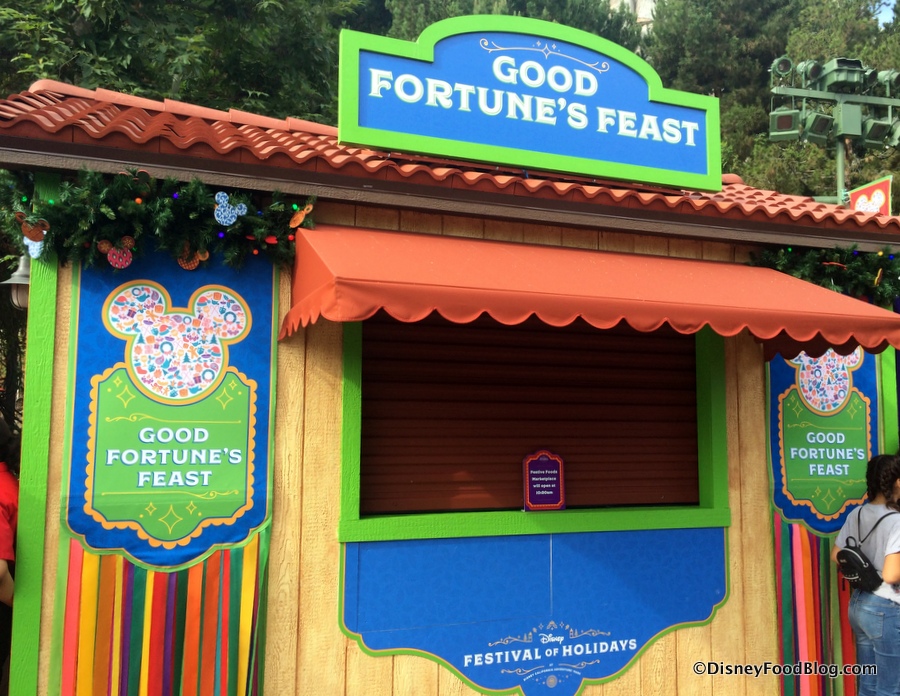 2016 Disneyland Festival of Holidays Good Fortune's Feast the disney