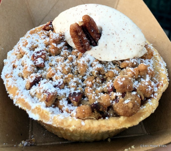 Sweet Potato Pie with candied pecans